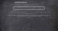 Desktop Screenshot of mindfuldigressions.com