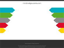 Tablet Screenshot of mindfuldigressions.com